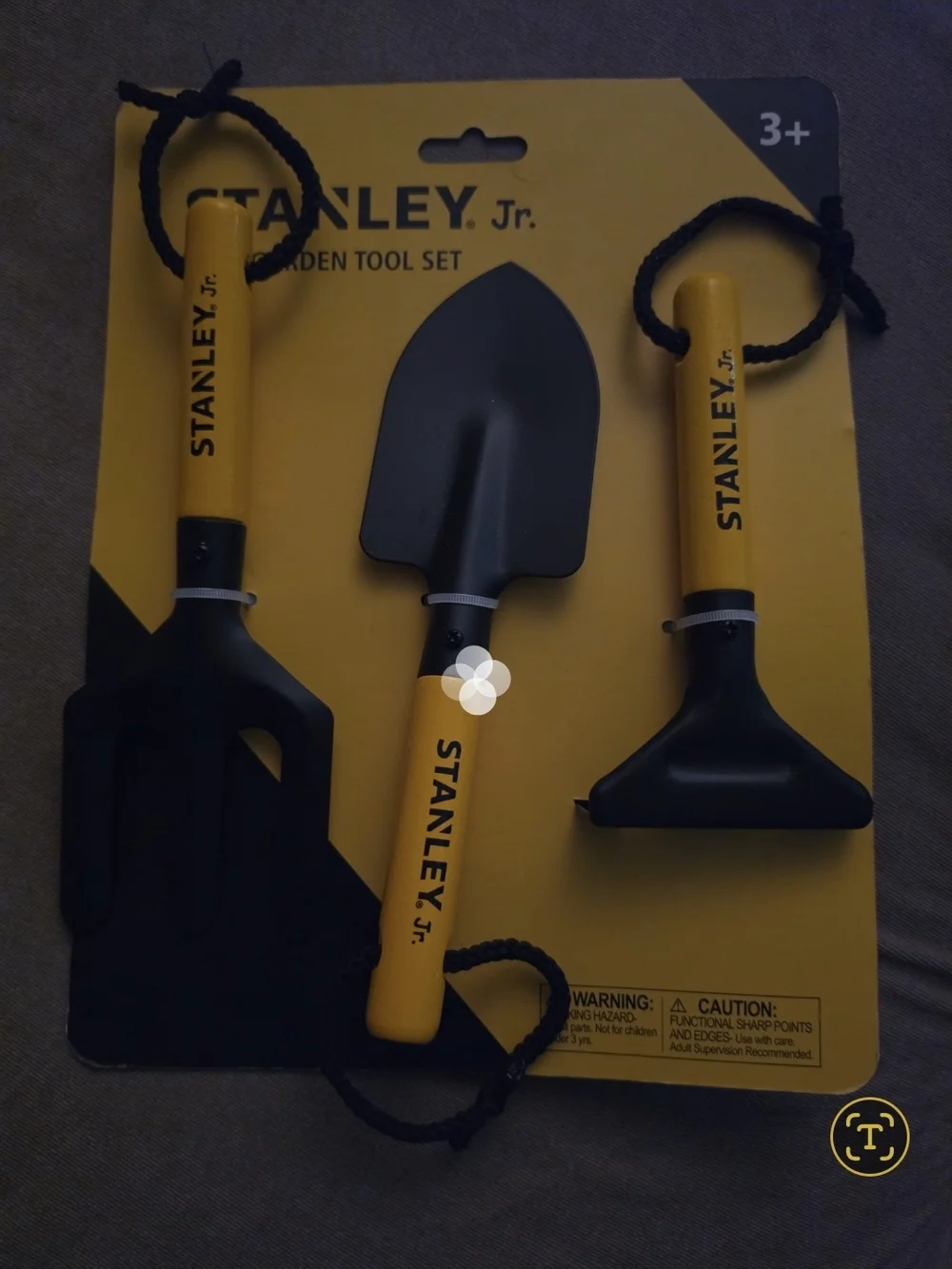 Stanley Jr. Kids Garden Tools in Yellow and Black